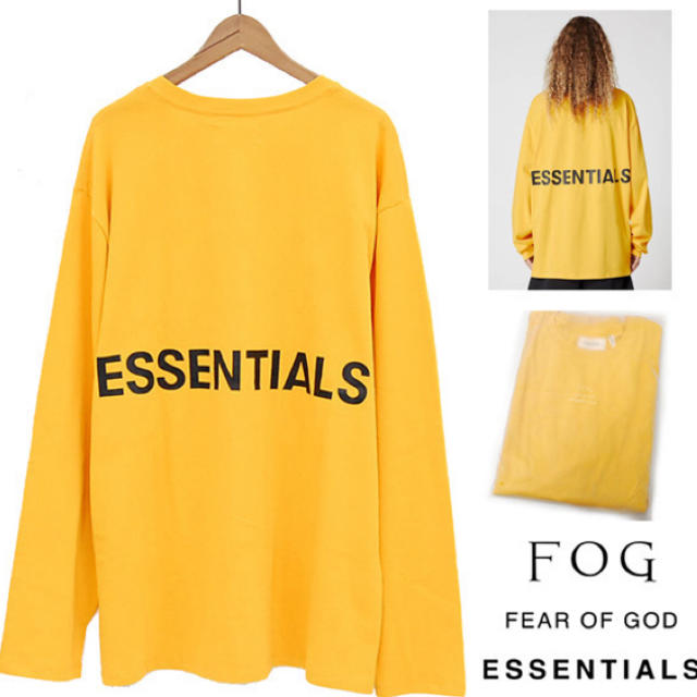 FEAR OF GOD(フィアオブゴッド)のFOG essentials boxy long tee 新品 XL メンズのトップス(Tシャツ/カットソー(七分/長袖))の商品写真