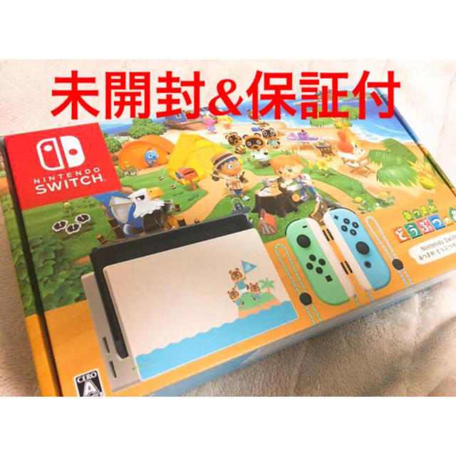 Nintendo Switch(ニンテンドースイッチ)のNintendo Switch あつまれ どうぶつの森セット 本体同梱版 エンタメ/ホビーのゲームソフト/ゲーム機本体(家庭用ゲーム機本体)の商品写真