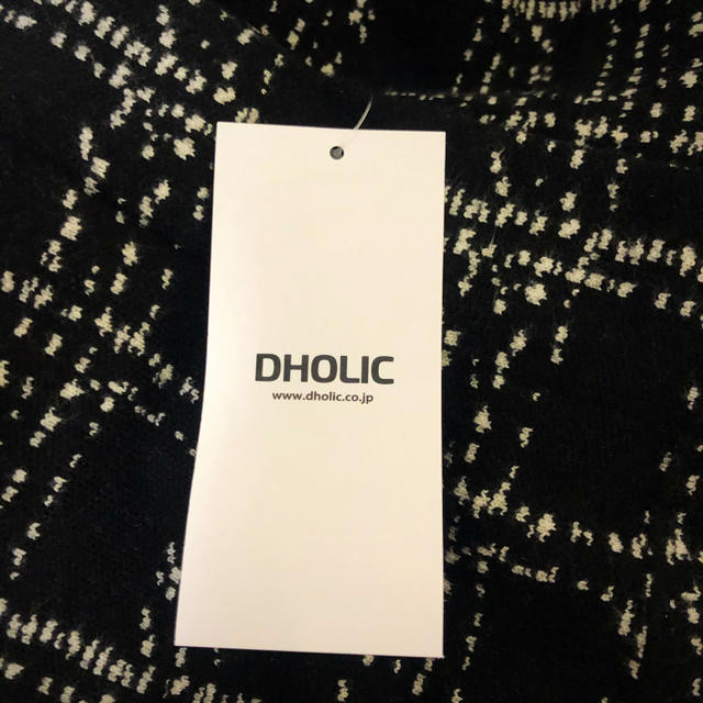 dholic(ディーホリック)の(新品タグ付) ツイード調チェックスカート レディースのスカート(ロングスカート)の商品写真