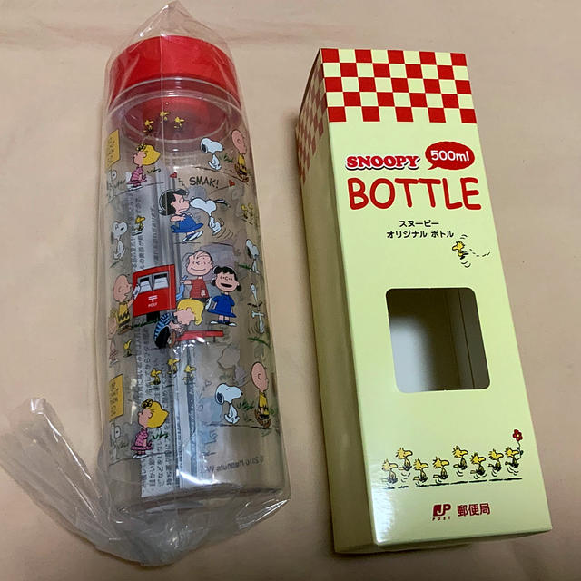 PEANUTS(ピーナッツ)のスヌーピー ウォーターボトル 500ml 郵便局オリジナルモデル エンタメ/ホビーのおもちゃ/ぬいぐるみ(キャラクターグッズ)の商品写真