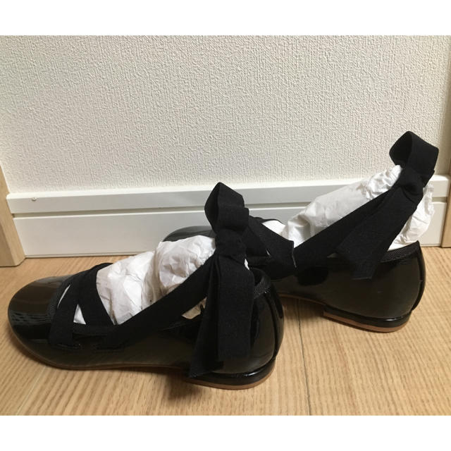 ZARA(ザラ)の未使用品・試着のみ ZARA女の子フラットシューズ キッズ/ベビー/マタニティのキッズ靴/シューズ(15cm~)(フォーマルシューズ)の商品写真