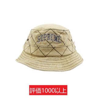 シュプリーム(Supreme)のSupreme Diamond Stitch Crusher 茶S/M(ハット)