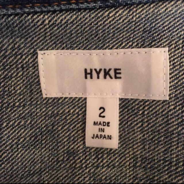 HYKE(ハイク)の入手困難‼︎ 新品 HYKE タイプtype2 gジャン サイズ2 レディースのジャケット/アウター(Gジャン/デニムジャケット)の商品写真