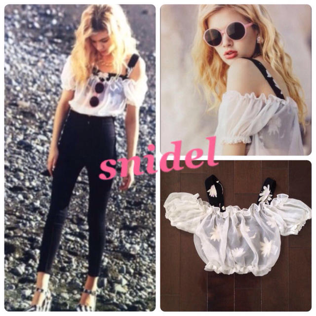 SNIDEL(スナイデル)のsnidel♡レースレイヤードブラウス♡ レディースのトップス(シャツ/ブラウス(半袖/袖なし))の商品写真