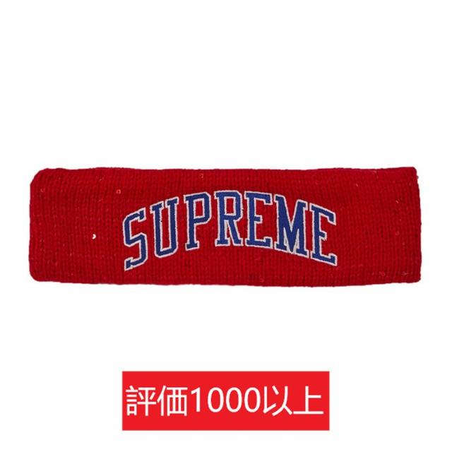 New Era Sequin Arc Logo Headband 赤