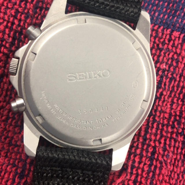 値下げしました。SEIKO chronographデイト