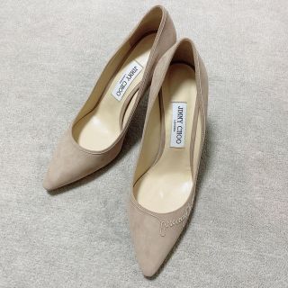 ジミーチュウ(JIMMY CHOO)の【JIMMY CHOO】ジミーチュウ ROMY パンプス ロゴ入り 39 美品(ハイヒール/パンプス)