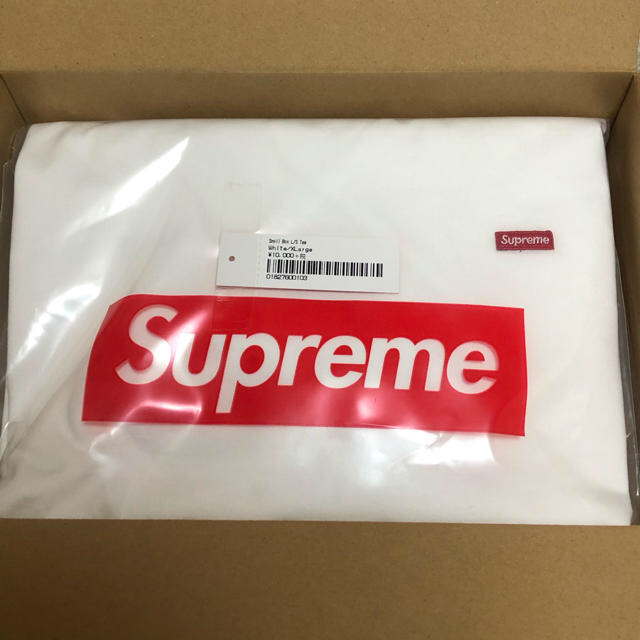 XLサイズ　Supreme Small Box Logo L/S Tee 白 1