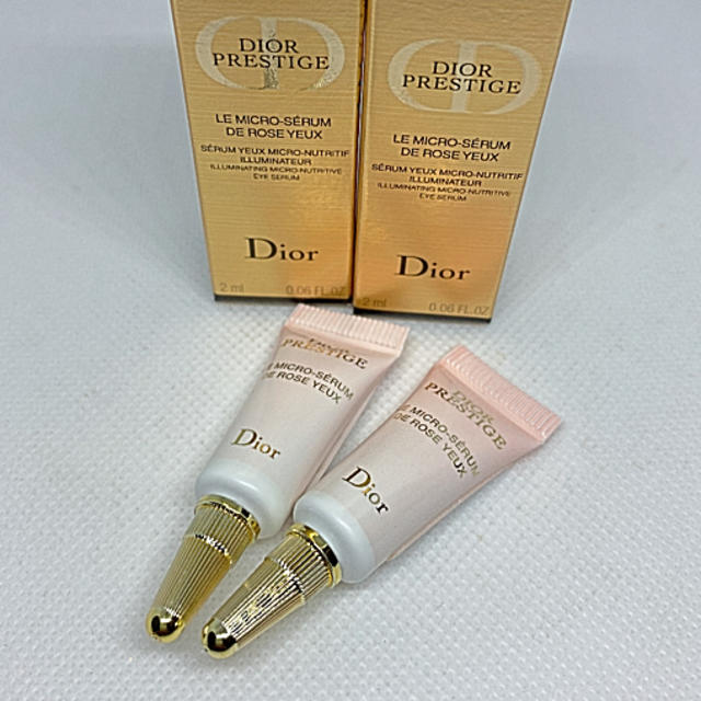 Christian Dior(クリスチャンディオール)のDior ディオール プレステージ セラム ド ローズ ユー 目元用美容液2ml コスメ/美容のスキンケア/基礎化粧品(アイケア/アイクリーム)の商品写真