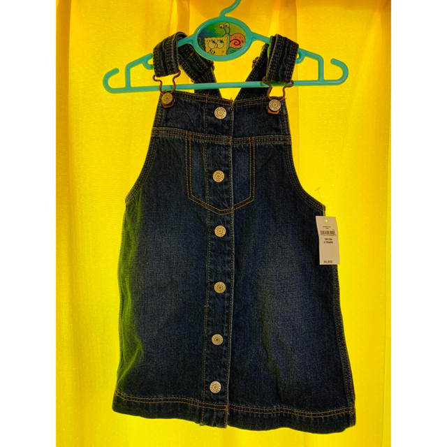 babyGAP(ベビーギャップ)の 総額10357円▻►ほぼ半額 BABY GAP GIRLS デニム ワンピース キッズ/ベビー/マタニティのキッズ服女の子用(90cm~)(ワンピース)の商品写真