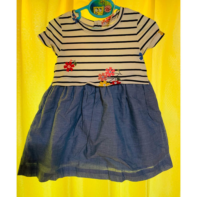 babyGAP(ベビーギャップ)の 総額10357円▻►ほぼ半額 BABY GAP GIRLS デニム ワンピース キッズ/ベビー/マタニティのキッズ服女の子用(90cm~)(ワンピース)の商品写真