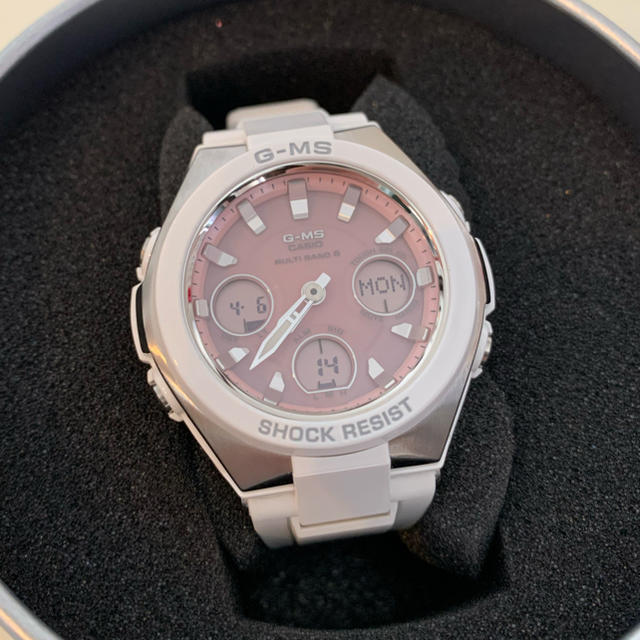 カシオ G-MS ピンク ソーラー腕時計