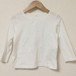 ムジルシリョウヒン(MUJI (無印良品))のギャザーカットソー 100(Tシャツ/カットソー)