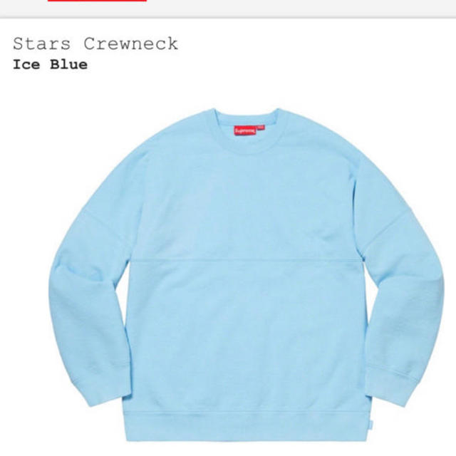 Supreme(シュプリーム)のSupreme Stars Crewneck Ice Blue s 定価以下 メンズのトップス(スウェット)の商品写真