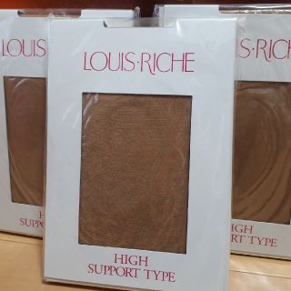 【新品・未使用】LOUIS RICHE  ルイリッチ　ハイサポートストッキング(タイツ/ストッキング)