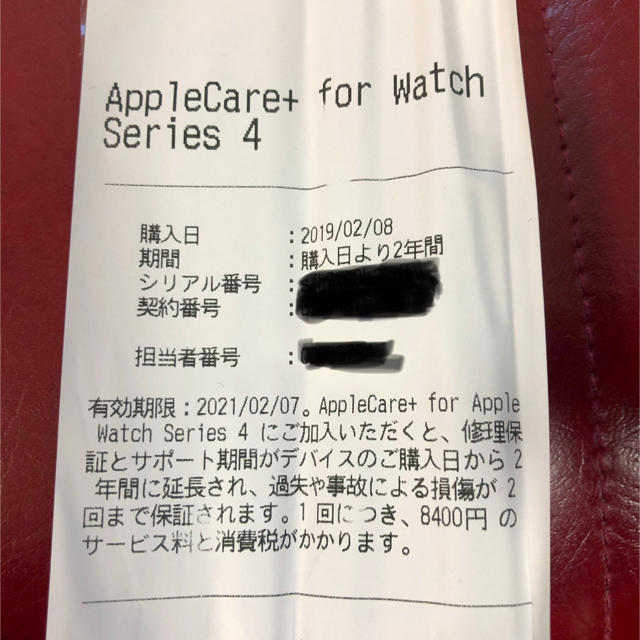 Apple Watch４ 44mm ステンレス AppleCare付！
