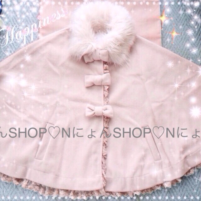 LIZ LISA - 美品♪リズリサ リボンポンチョコートの通販 by N LIZ LISA - 美品♪リズリサ リボンポンチョコートの通販 by N