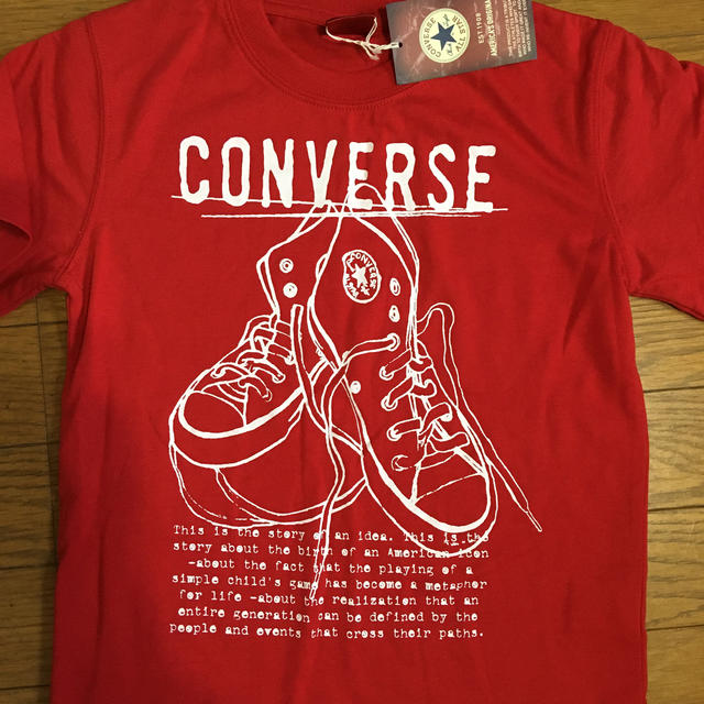 CONVERSE(コンバース)の新品未使用　重ね着風長袖Tシャツ　コンバース　130 男の子　キッズ キッズ/ベビー/マタニティのキッズ服男の子用(90cm~)(Tシャツ/カットソー)の商品写真