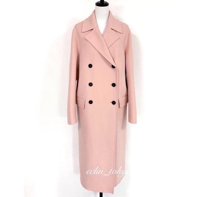 Jil Sander(ジルサンダー)の2019 ジルサンダー ダブルフェイス カシミヤ100% マキシコートE1980 レディースのジャケット/アウター(ロングコート)の商品写真