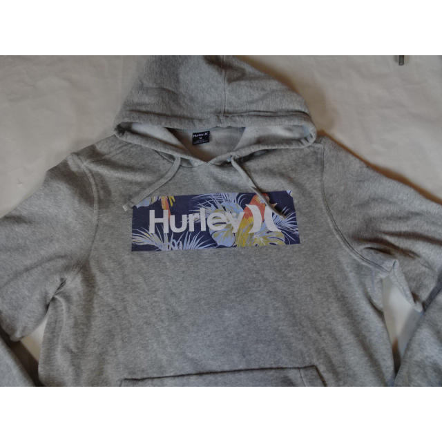 Hurley(ハーレー)のUSA購入 Hurley 裏起毛プルオーバーパーカーUS M灰 メンズのトップス(パーカー)の商品写真