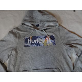 ハーレー(Hurley)のUSA購入 Hurley 裏起毛プルオーバーパーカーUS M灰(パーカー)