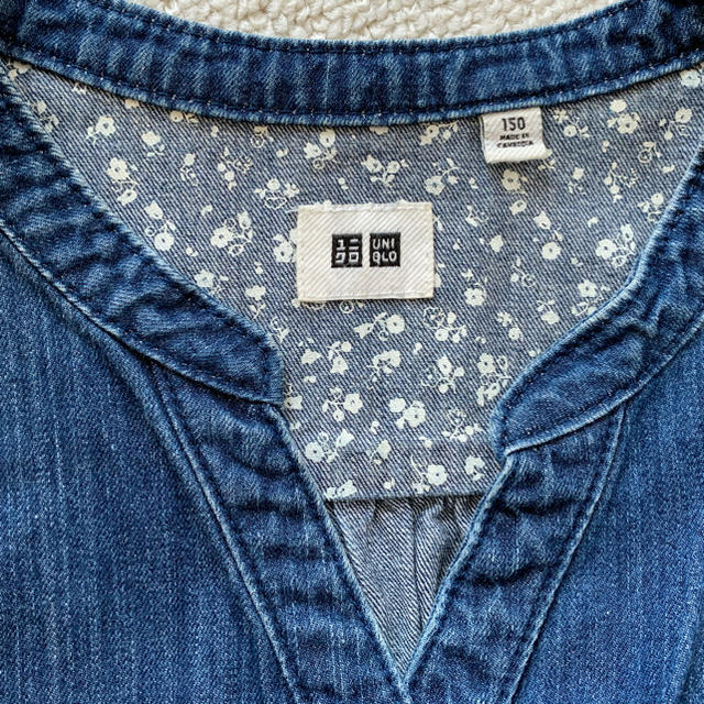 UNIQLO(ユニクロ)のデニムワンピース♡ レディースのワンピース(ミニワンピース)の商品写真