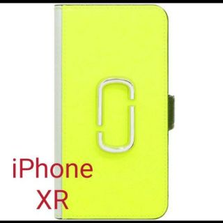 マークジェイコブス(MARC JACOBS)のマークジェイコブス  iPhone XR 手帳型ケース ブライト イエロー(iPhoneケース)