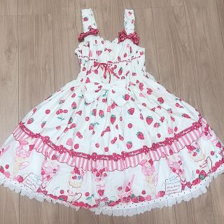 アンジェリックプリティー(Angelic Pretty)のAngelic Pretty ストロベリーパーラー(ひざ丈ワンピース)