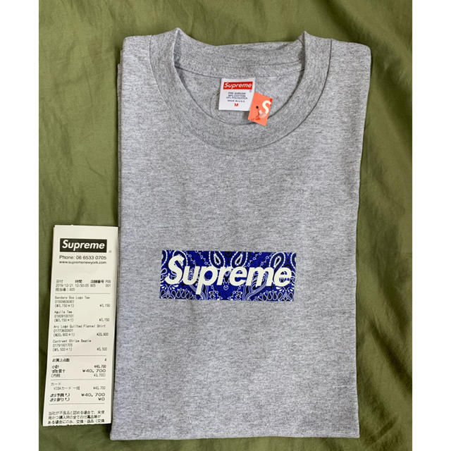 Supreme Bandana Box Logo TeeTシャツ/カットソー(半袖/袖なし)