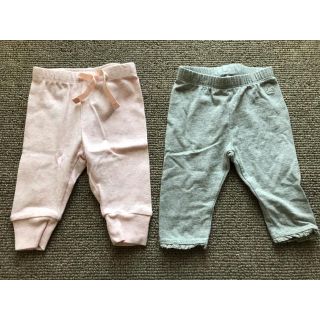 ベビーギャップ(babyGAP)のbabyGAP レギンス2枚セット サイズ50(パンツ)