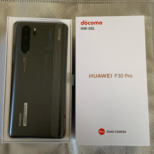 爆売り！】 NTTdocomo - ドコモ HUAWEI P30 Pro HW-02L ブラック（黒 ...