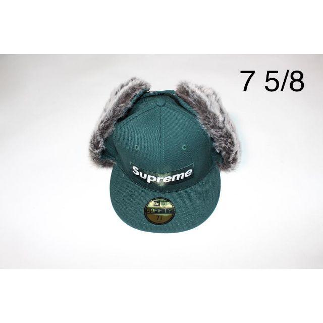 SUPREME EARFLAP NEW ERA DARK 緑メンズ