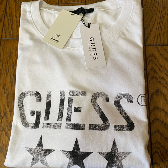 GUESS(ゲス)のguess✖️ナノユニバース　コラボTシャツ レディースのトップス(Tシャツ(半袖/袖なし))の商品写真