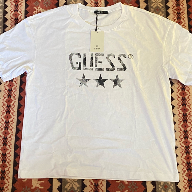 GUESS(ゲス)のguess✖️ナノユニバース　コラボTシャツ レディースのトップス(Tシャツ(半袖/袖なし))の商品写真