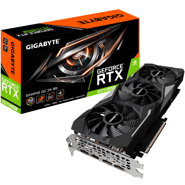 PCパーツ新品 GABYTE GEFORCE RTX 2070 Super搭載グラボ