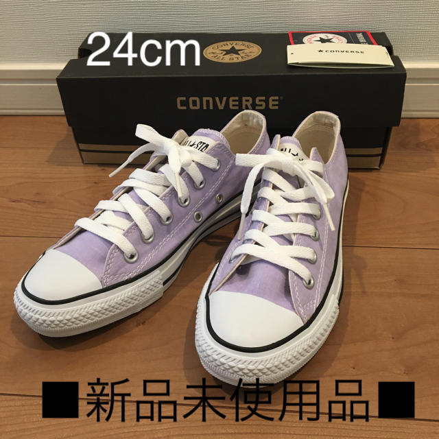 CONVERSE(コンバース)の新品 コンバース オールスター CHAMBRAY OX ラベンダー 24 春色 レディースの靴/シューズ(スニーカー)の商品写真