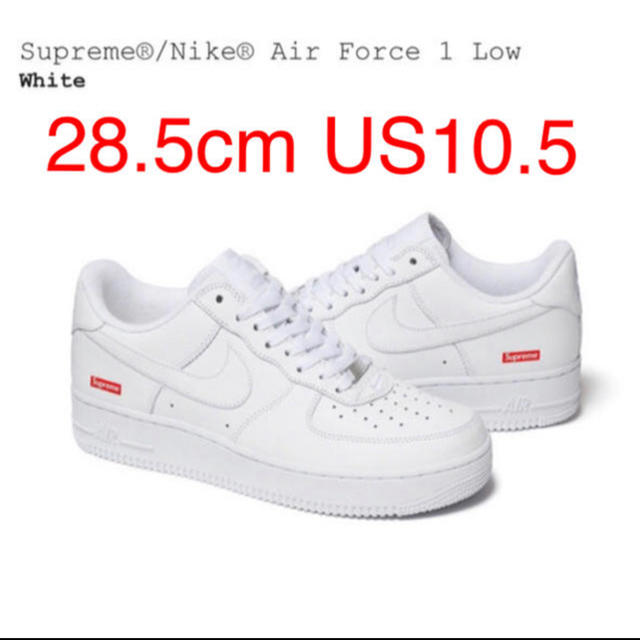 Supreme(シュプリーム)のSupreme Nike Air Force 1 Low White メンズの靴/シューズ(スニーカー)の商品写真