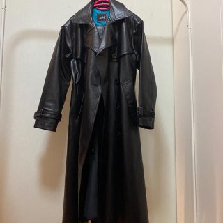 X-girl × YURINO FAUX LEATHER TRENCH COAT