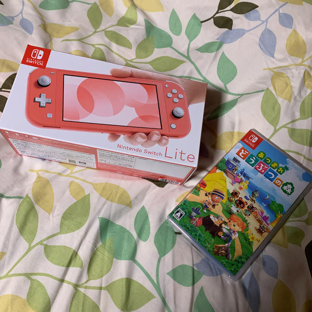 【即日発送】switch lite  コーラル　どうぶつの森　セット