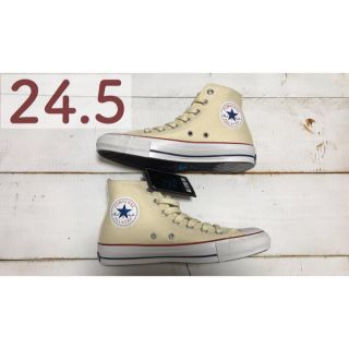 コンバース(CONVERSE)のコンバース オールスター100 カラーズ HI ナチュラルホワイト 24.5(スニーカー)