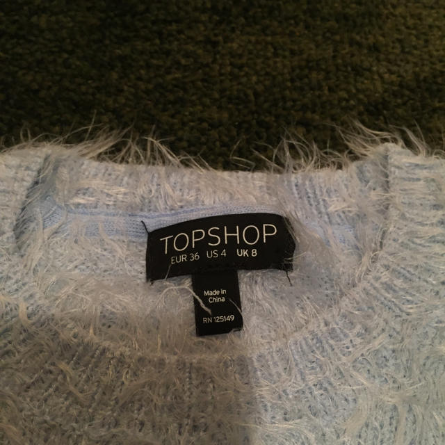 TOPSHOP(トップショップ)のTOPSHOP BABYブルーニット♡ レディースのトップス(ニット/セーター)の商品写真