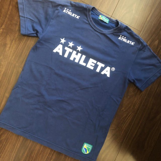 ATHLETA(アスレタ)のATHLETA★ 紺　ティシャツ  M メンズのトップス(Tシャツ/カットソー(半袖/袖なし))の商品写真