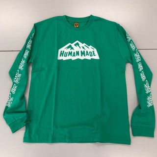 HUMAN MADE ヒューマンメイド ラグランカットソー ロングTシャツ 白×赤 サイズL 正規品 / 32010