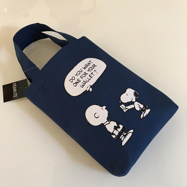 Snoopy まみ様専用 新品 スヌーピー ミニトートバッグ ネイビーの通販 By Taro S Shop スヌーピーならラクマ