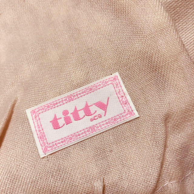 titty&co(ティティアンドコー)のtitty&co/ストール/レースストール/SS/薄手/ピンク レディースのファッション小物(ストール/パシュミナ)の商品写真