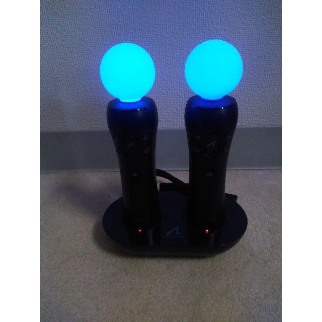 playstation move2本＋純正充電器セット