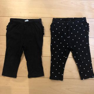 オールドネイビー(Old Navy)のOLD NAVY レギンス 2枚セット 6-12M(パンツ)