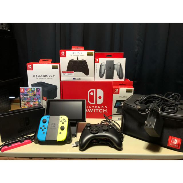 ずっと気になってた Nintendo Switch セット売り マリオカート8 旧型