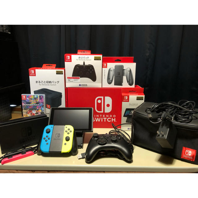 NINTENDO SWITCH 本体 旧型 マリオカート8 セット売り