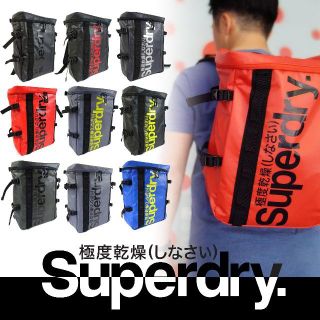 リュック Superdry 極度乾燥(しなさい) ネイビー